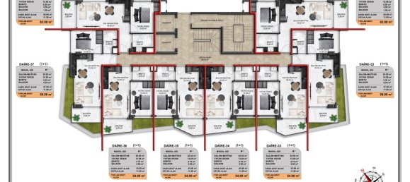 2 rooms Apartment in Demirtas, Turkey No. 29878 16