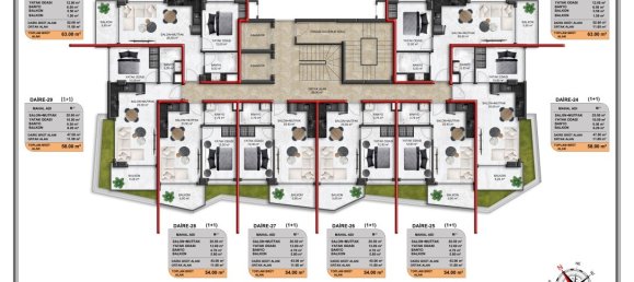 2 rooms Apartment in Demirtas, Turkey No. 29878 17