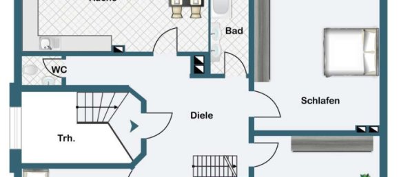 4 غرف نوم منزل ذو طابقين في Essen, Germany رقم 357341 20