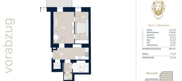2-Zimmer Penthouse in Alsergrund, Austria, Nr. 174050 7