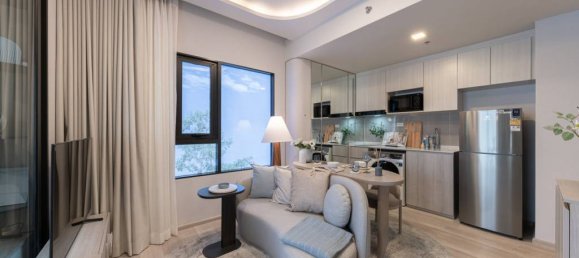 Кондоминиум  с 1 спальней в Хуай Кванг, Таиланд № 69959 3