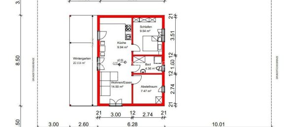 Casa de 2 dormitorios en Osterholz, Germany No. 353024 7