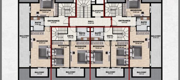 Apartment 1+1 in Oba, Turkey No. 31337 30