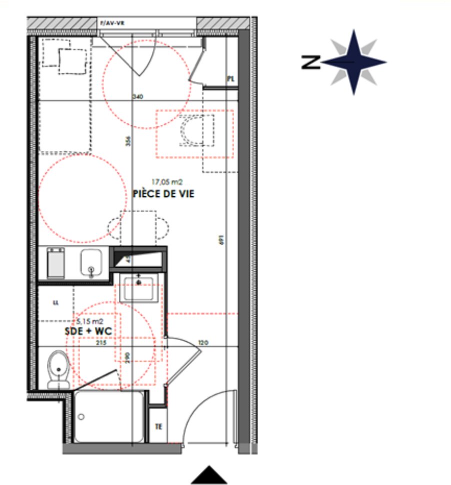 استوديو في Champcevinel, France رقم 307380