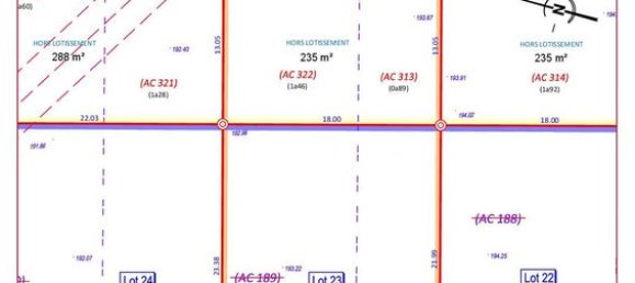 Grundstück in Vandieres, France 456m², Nr. 329586 2