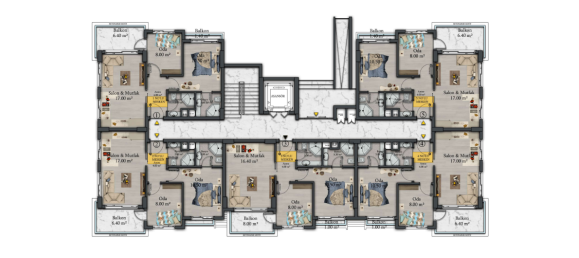 Apartment 2+1 in Konakli, Turkey No. 31324 11