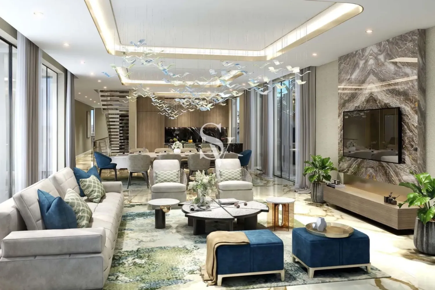 Moradia em banda T5 em Dubai Land, UAE N.º 107581