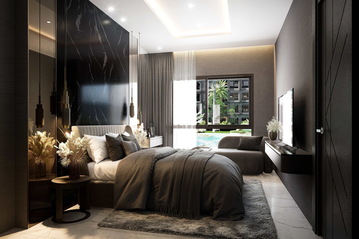 شقة 2 غرف نوم  في Pattaya, Thailand رقم 72303