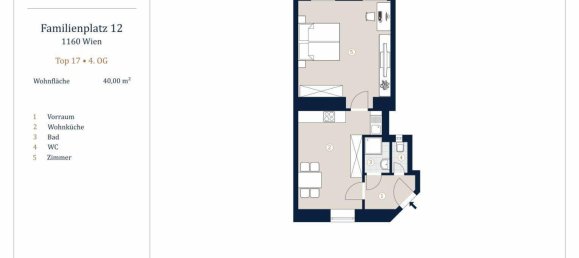 2-Zimmer Wohnung in Ottakring, Austria, Nr. 22368 9