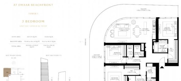 3 bedrooms Apartment in Dubai Harbour, UAE No. 49 12