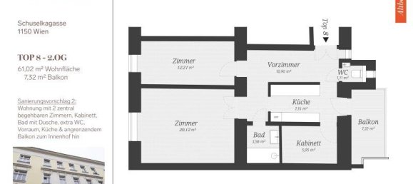 3-Zimmer Wohnung in Rudolfsheim-Funfhaus, Austria, Nr. 261557 30