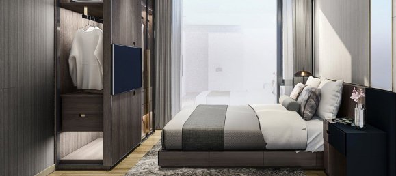 Кондоминиум с 1 спальней в The Fine Bangkok, Бангкок, Таиланд № 28488 7