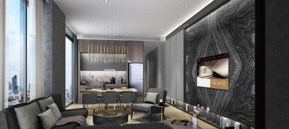 Кондоминиум с 1 спальней в The Fine Bangkok, Бангкок, Таиланд № 28488 6