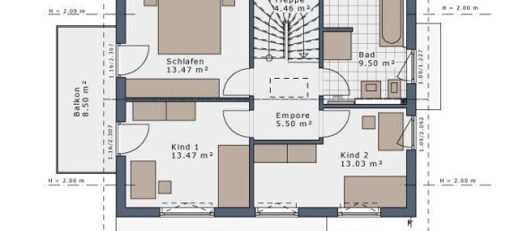 Дом с 3 спальнями в Штормарн, Германия № 278275 7