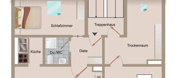 1 bedroom Apartment in Cologne, Germany No. 256002 7