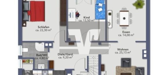 1 Schlafzimmer Wohnung in Mannheim, Germany, Nr. 94318 13