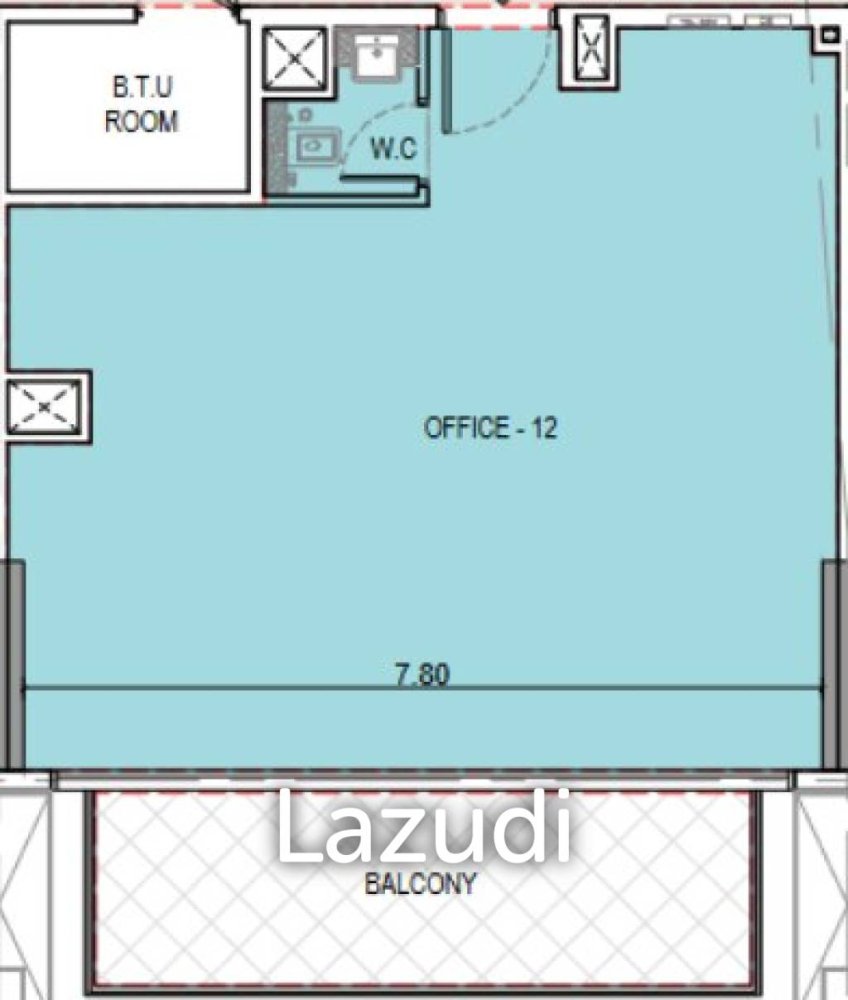 88.22m² Office in Dubai, UAE No. 19770