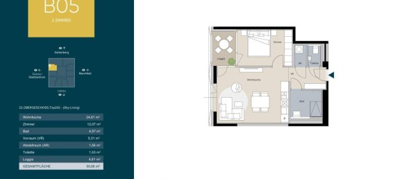 2 rooms Apartment in Vienna, Austria No. 201214 35