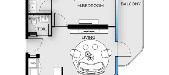 1 Schlafzimmer Wohnung in Dubai, UAE, Nr. 121666 5
