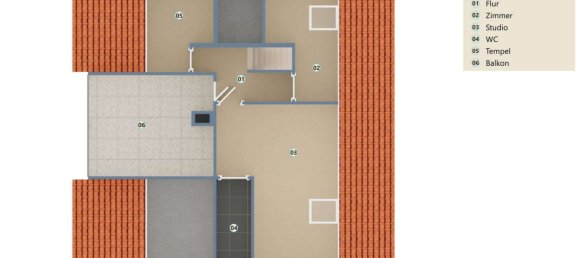 2 Schlafzimmer Doppelhaus in Tuttlingen, Germany, Nr. 230623 22