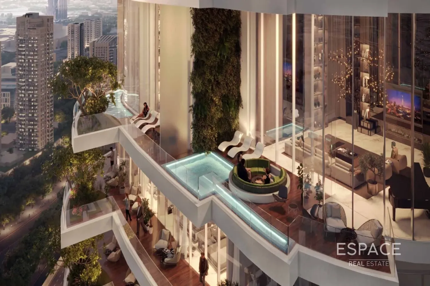 2 غرف نوم شقة في CANAL HEIGHTS, الخليج التجاري, UAE رقم 118295