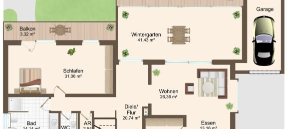 2 غرف نوم بنغالو في Neuwied, Germany رقم 136357 10
