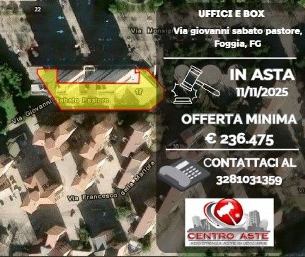 Bureau à Foggia, Italy 508m² No. 271367