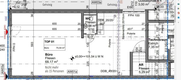 Büro in Döbling, Austria 76m², Nr. 97003 7