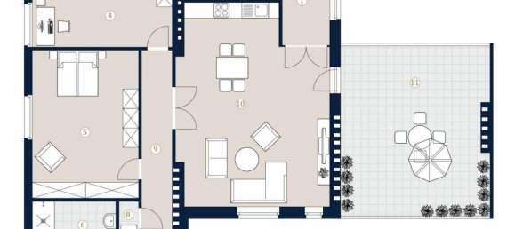 4 rooms Apartment in Wieden, Austria No. 44564 19