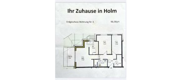3 rooms Apartment in Pinneberg, Germany No. 263608 4