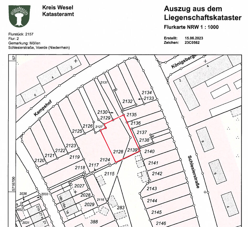  قطعة أرض في Wesel, Germany رقم 358828