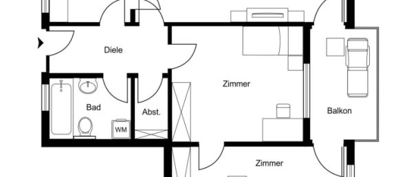 3 rooms Apartment in Bregenz, Austria No. 235021 2