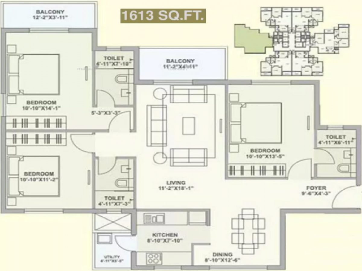 3 bedrooms House in Bhubaneshwar, India No. 67117