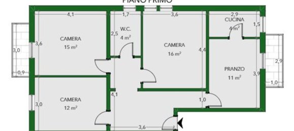 4-Zimmer Wohnung in Bologna, Italy, Nr. 32194 15