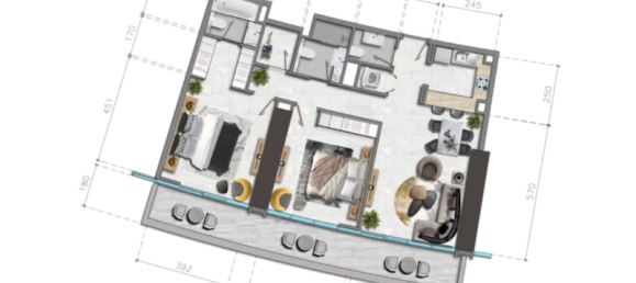 Apartamento de 1 dormitorio en Business Bay, UAE No. 121268 6