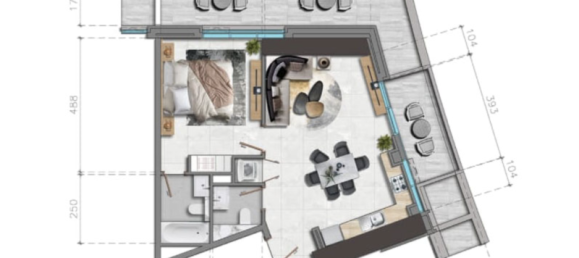 Apartamento de 1 dormitorio en Business Bay, UAE No. 121268 5