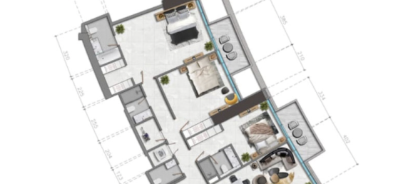 Apartamento de 1 dormitorio en Business Bay, UAE No. 121268 7