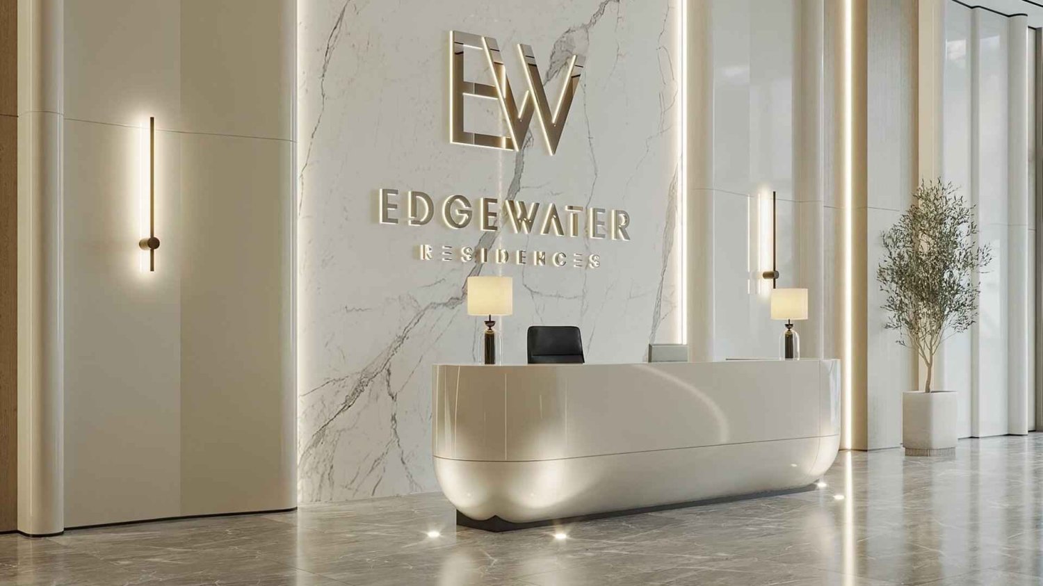 Квартира с 1 спальней в EDGEWATER RESIDENCES, Дубай, ОАЭ № 62703