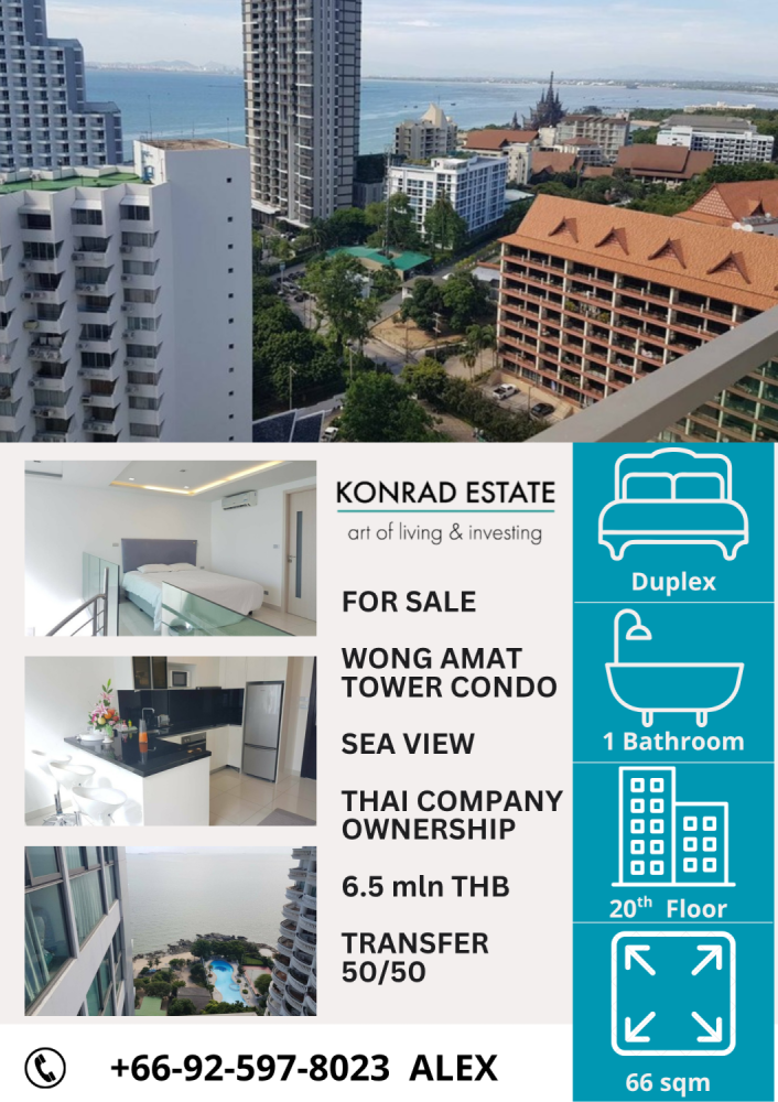 شقة 1 غرف نوم  في Pattaya, Thailand رقم 69248