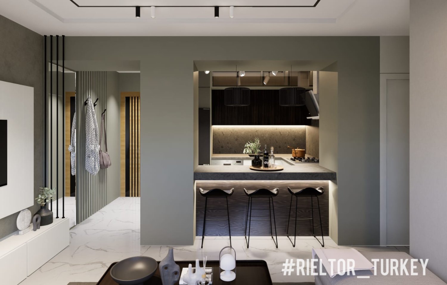 Appartement 2+1 à Side, Turkey No. 14747