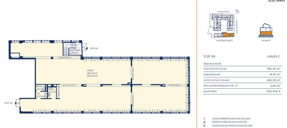 Escritório em Liesing, Austria 402 m² N.º 134102 2