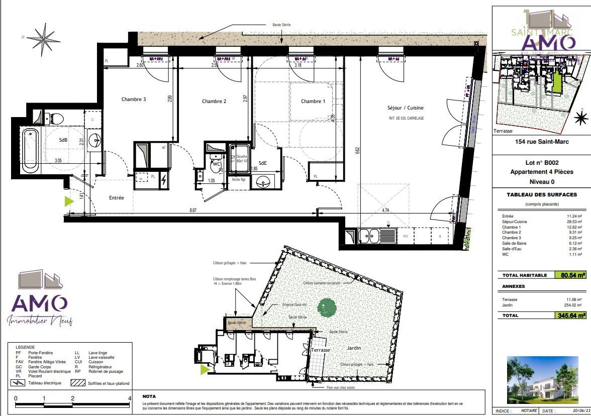 Apartamento T3 em Orleans, France N.º 247186