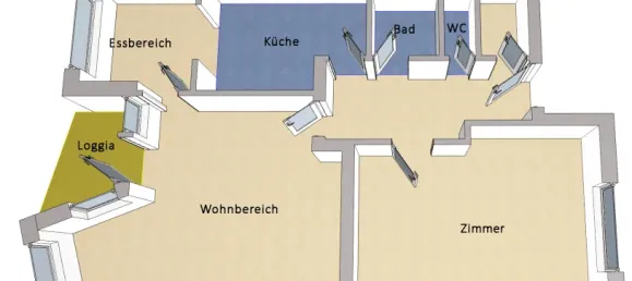 2 rooms Apartment in Gropiusstadt, Germany No. 87152 6