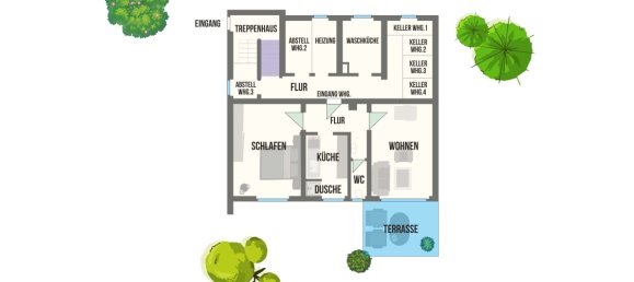 Apartamento de 1 dormitorio en Rems-Murr-Kreis, Germany No. 365868 9