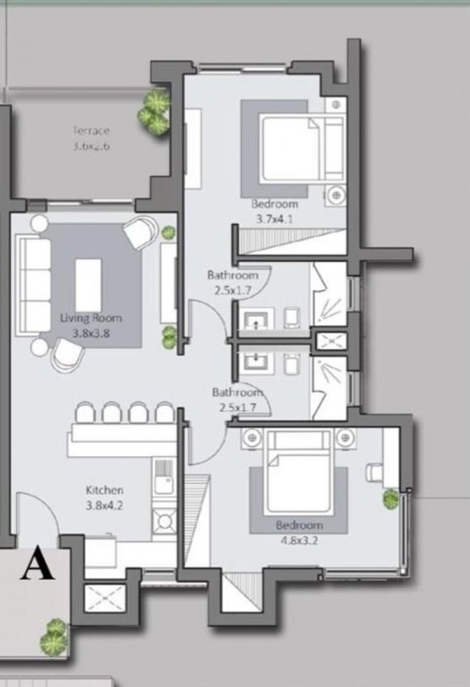 2 bedrooms Condo in Red Sea, Egypt No. 2205