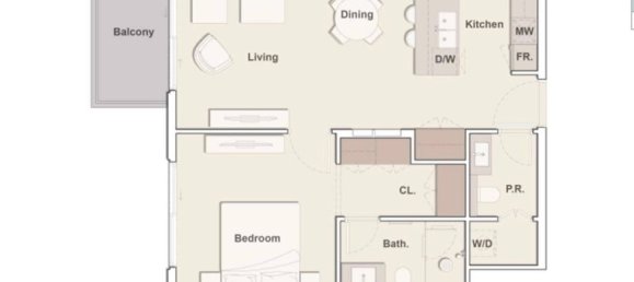 1 bedroom Apartment in ELLINGTON HOUSE IV, Dubai, UAE No. 60494 4