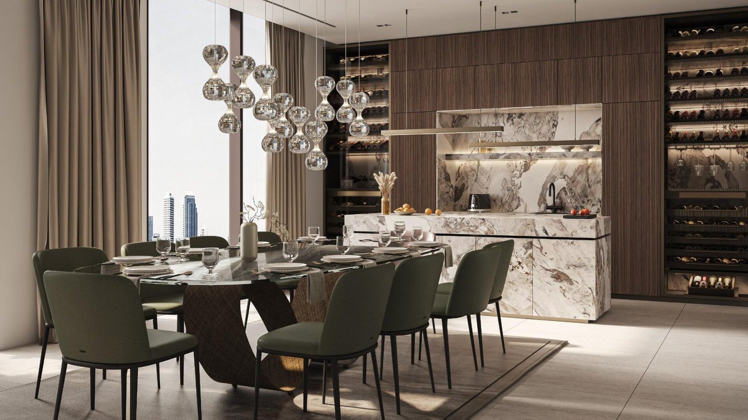 5 Schlafzimmer Penthouse in AETERNITAS BY LONDON GATE, Dubai Marina, UAE, Nr. 63081