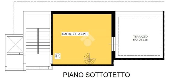 Penthouse de 3 divisões em Lentate sul Seveso, Italy N.º 3862 13