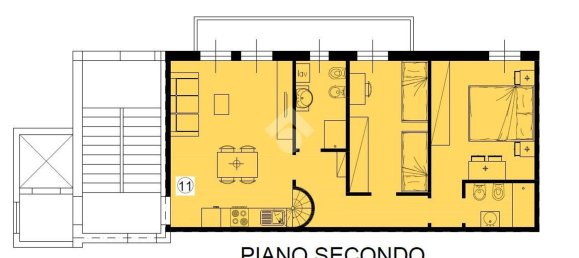 Penthouse de 3 divisões em Lentate sul Seveso, Italy N.º 3862 12