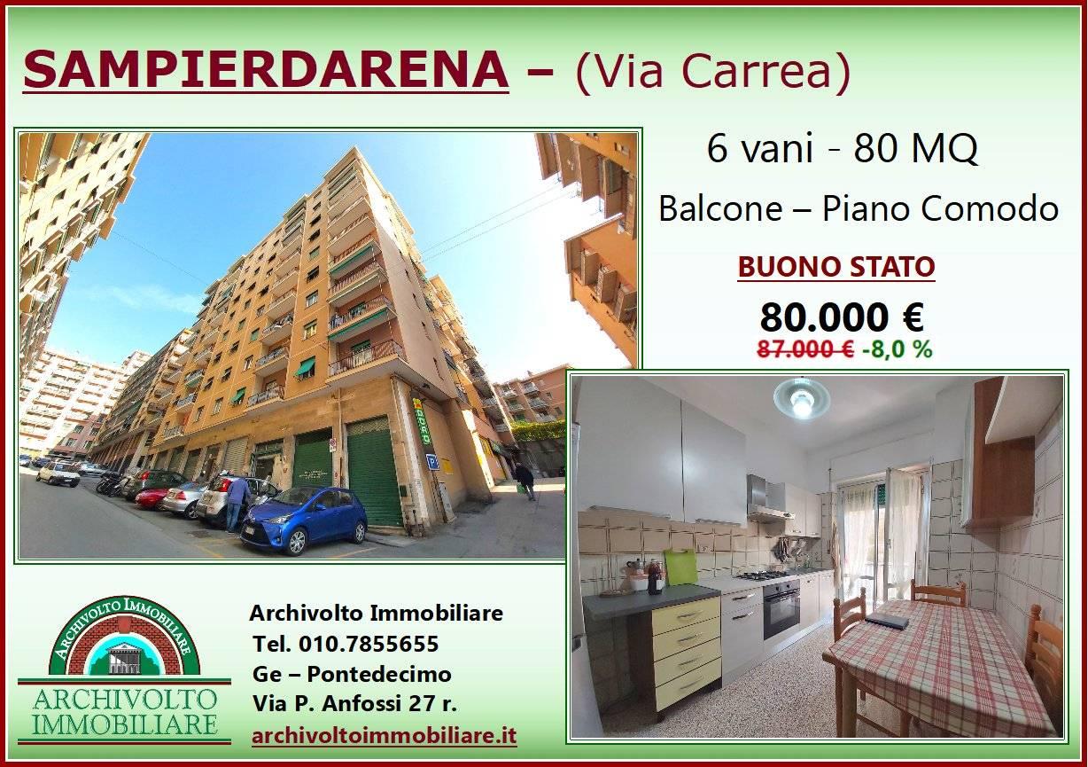 Apartamento de 3 habitaciónes en Genoa, Italy No. 174414